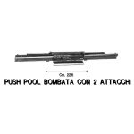 MANIGLIA F. X SOVRANA + MOLLA CM.59.5 BI - M5485